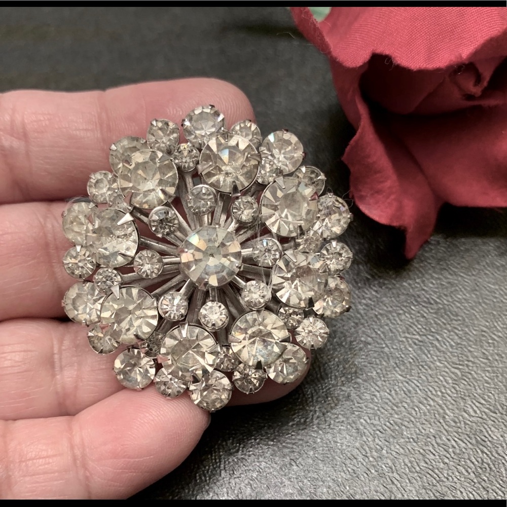 Vintage Coro Rhinestone - Picture 7 of 8